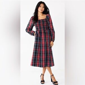 Draper James Christmas Plaid Dress 2X